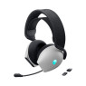 Alienware Tri-Mode Wireless Gaming Headset AW725H - Wired/Wireless, Bluetooth 5.3, Audio Output - 20 Hz, Mini-Phone (3.5mm), Battery Talk Time Up to 55 Hrs (Bluetooth), Lunar Light